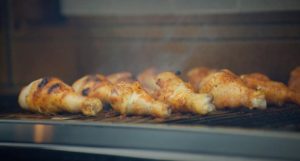Smoked Chicken Wings with Chunky Blue Cheese Dressing