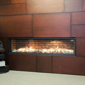 Gas fireplace showroom Destin FL