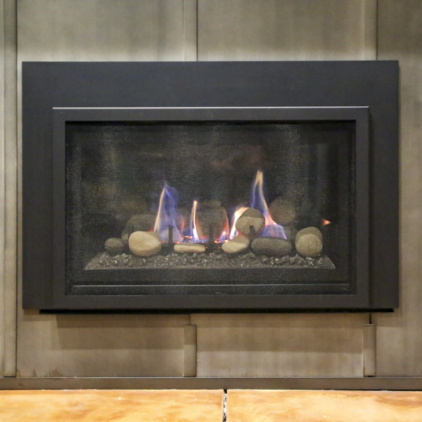 Gas fireplace insert installation in pensacola beach, fl