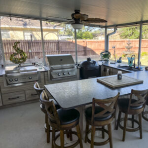 Custom Outdoor living space design in Miramar Beach FL