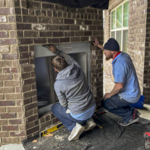 gas fireplace installation in Santa Rosa Beach FL