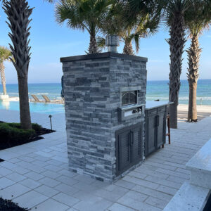 outdoor kitchens and fireplaces in destin FL
