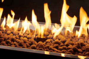 Custom fire pit burner