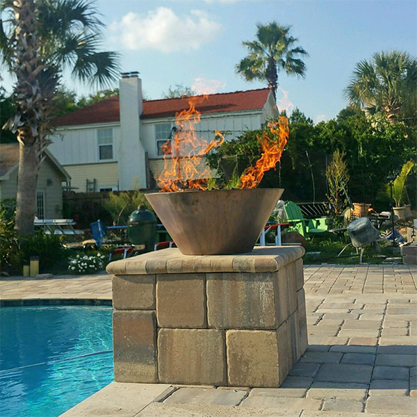Custom fire pit in Destin FL