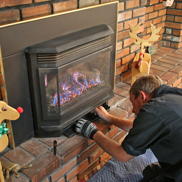 fireplace insert in Perdido Key FL