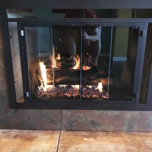 Glass Fireplace Doors Pensacola FL